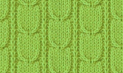 № 51 Косы — узор для детского свитера спицами